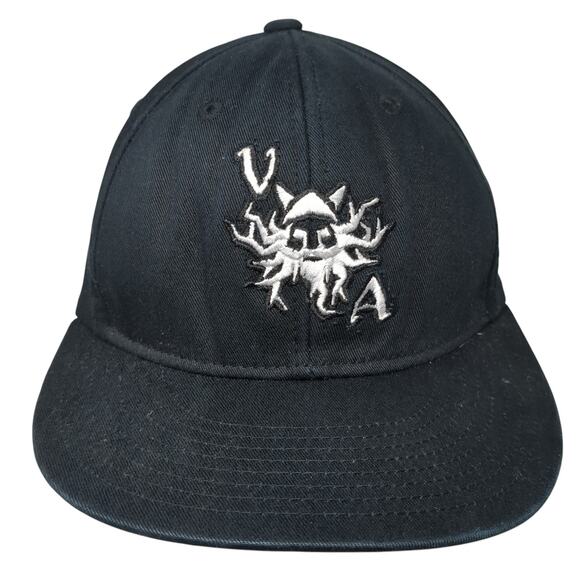 Champro Snapback Hat Black XL Adjustable Embroidered Logo Vent Holes - Picture 1 of 9